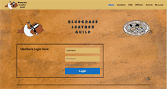 Desktop Screenshot of bluegrassleatherguild.com