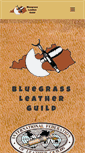 Mobile Screenshot of bluegrassleatherguild.com